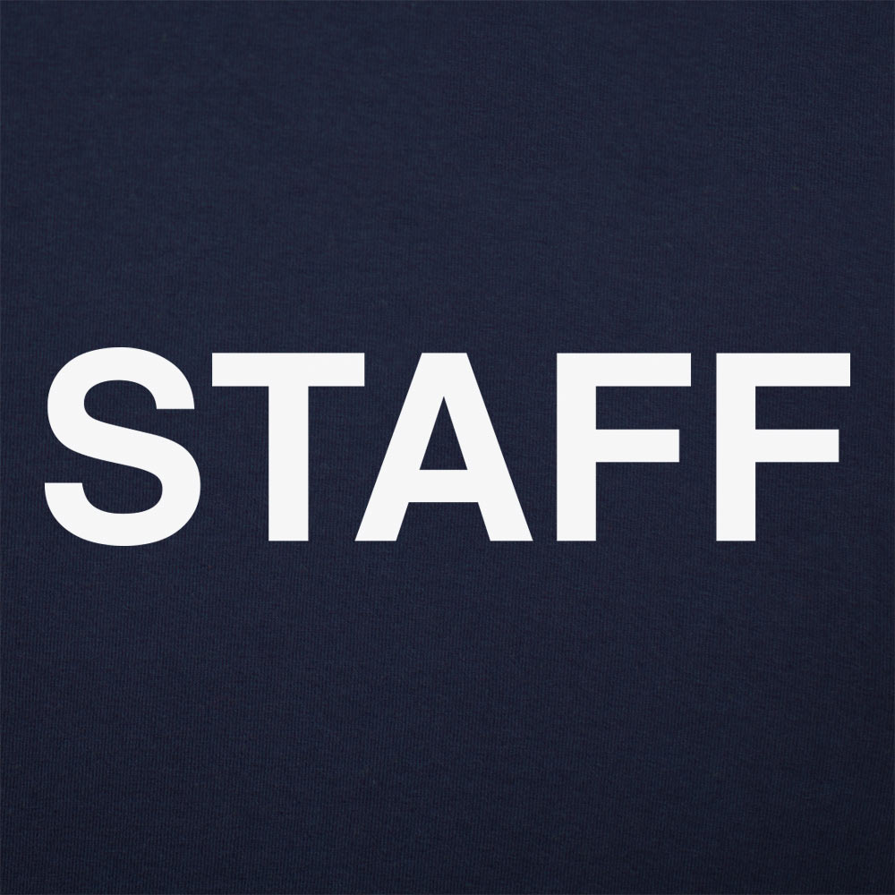Staff Bold Print for Security and Event Crews