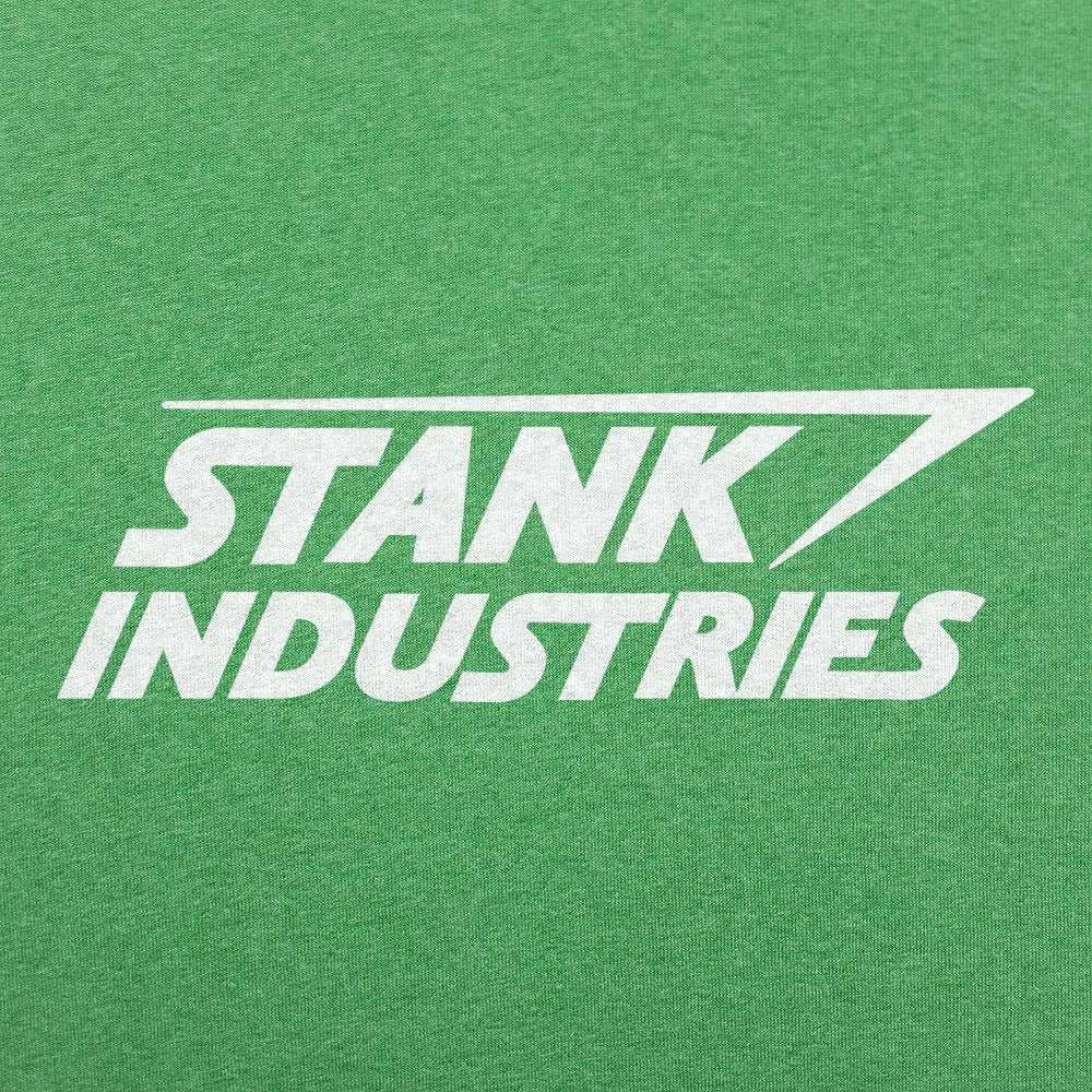 Stank Industries Superhero Company Parody Logo