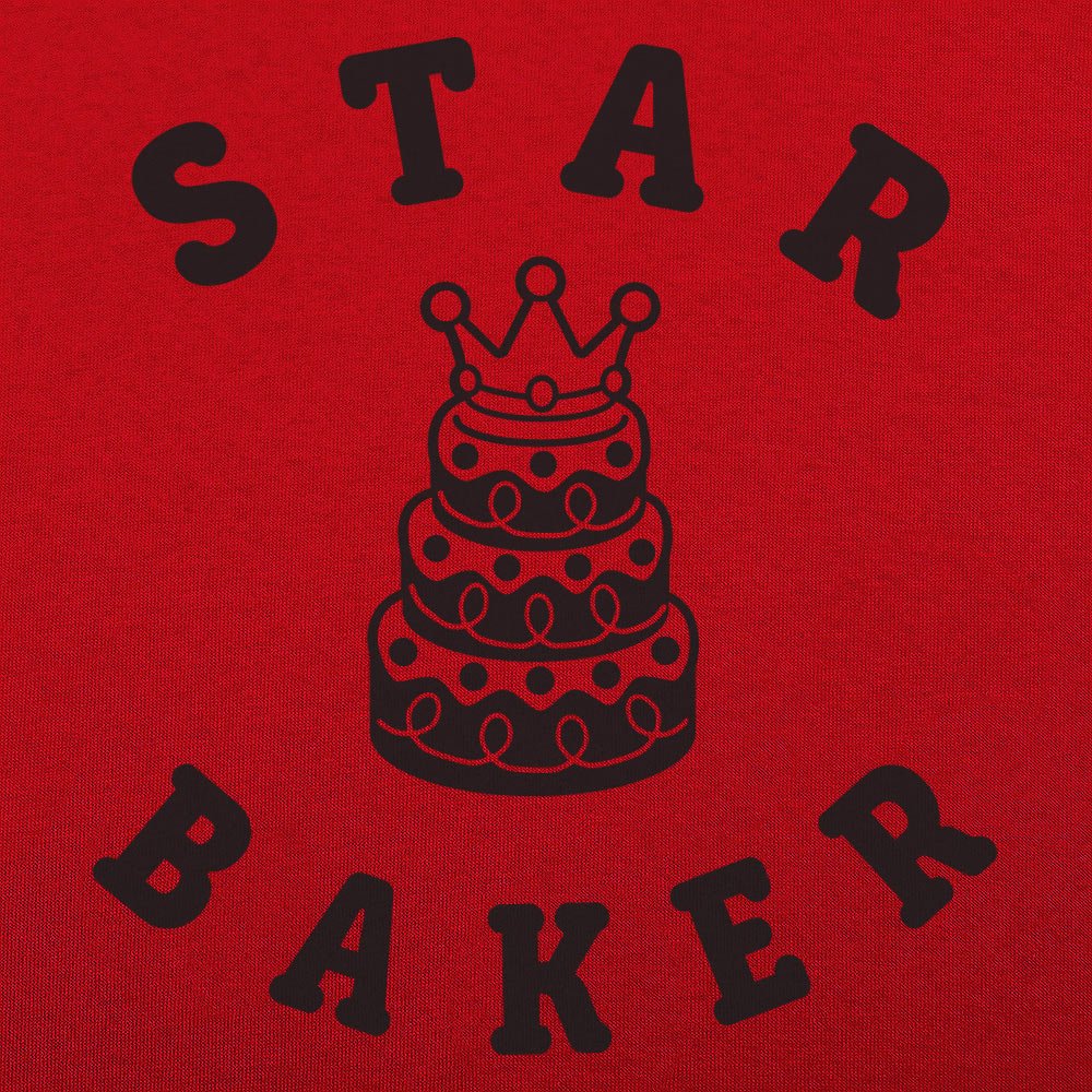 Star Baker Crowned Cake Baking Graphic