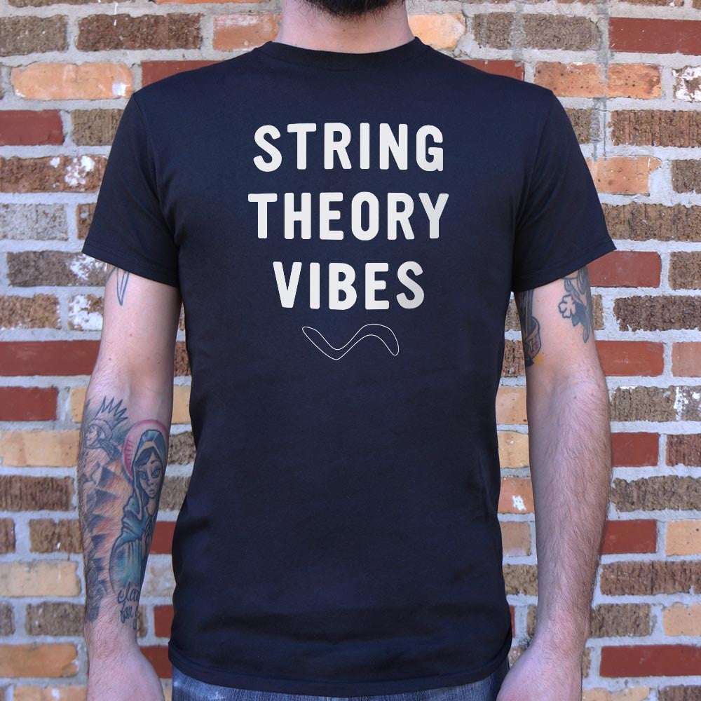 String Theory Vibes Physics Wave Design