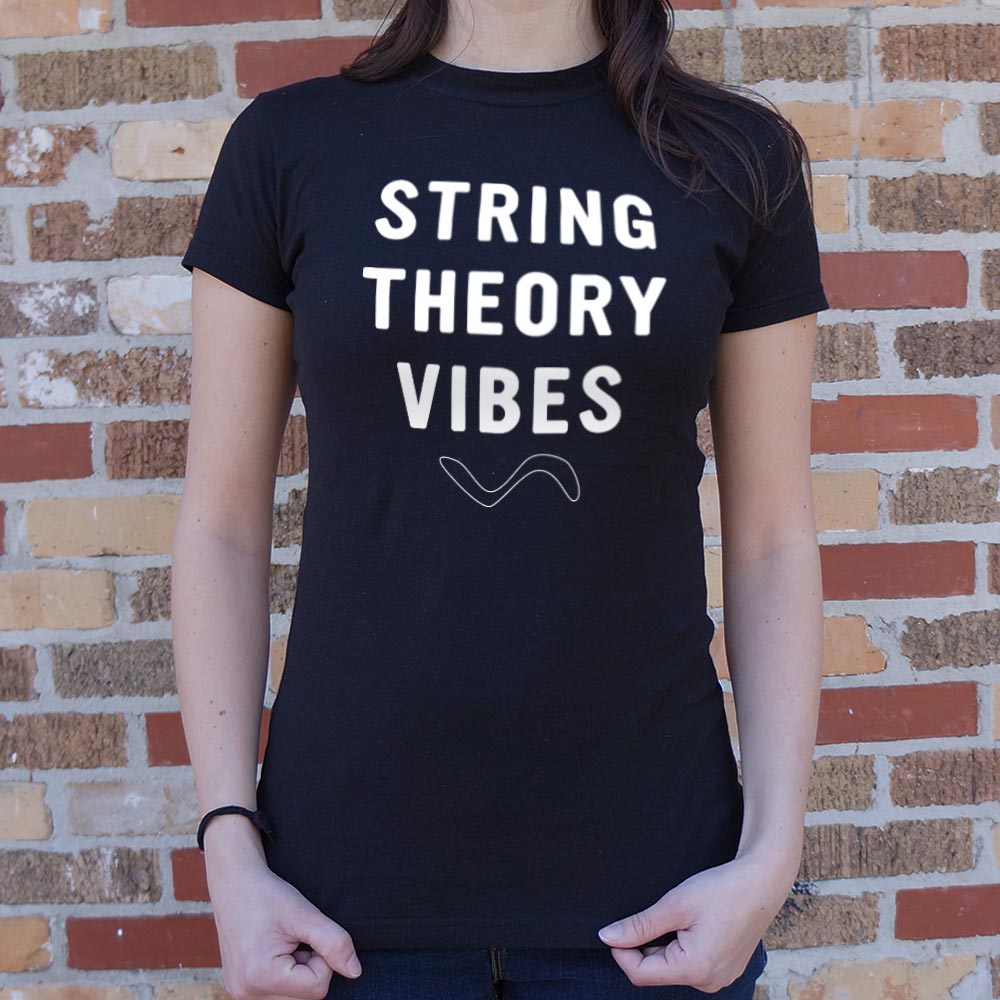 String Theory Vibes Physics Wave Design