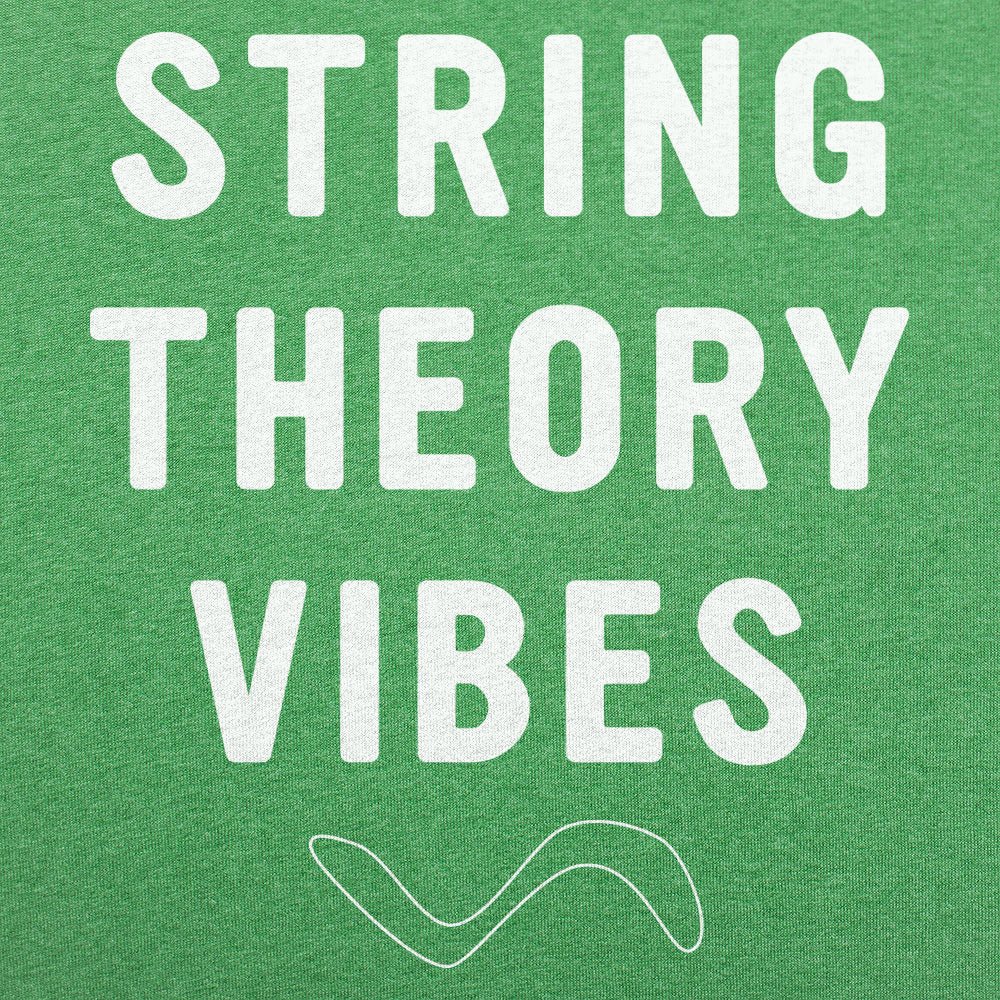 String Theory Vibes Physics Wave Design