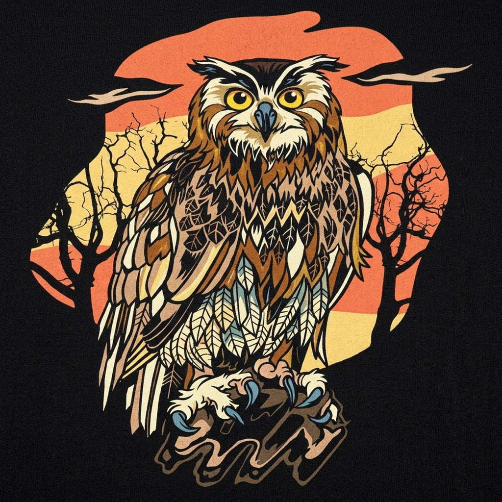Sundown Owl Graphic