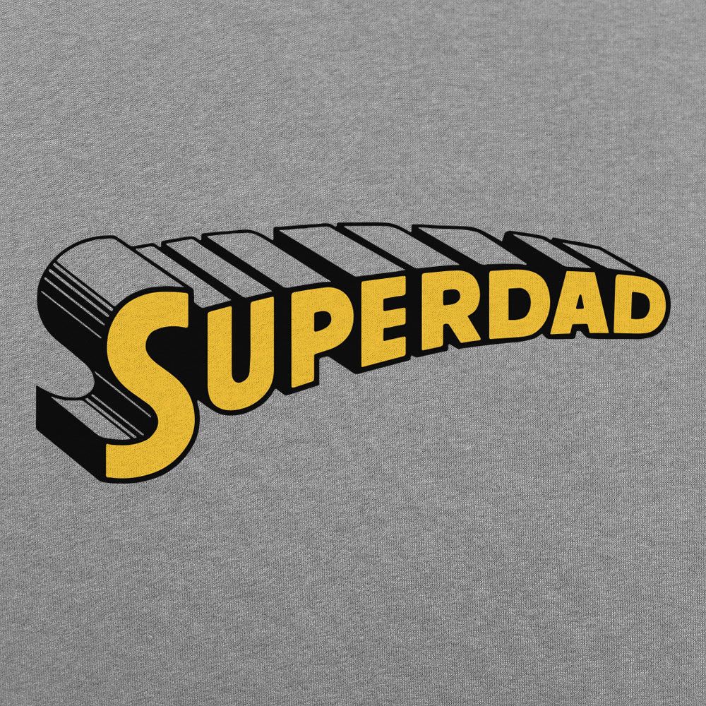 Superdad Comic Book Superhero Logo