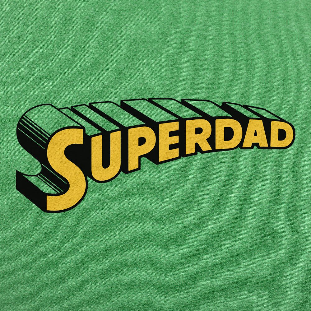 Superdad Comic Book Superhero Logo