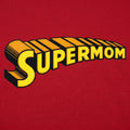 Supermom Comic Book Superhero Logo