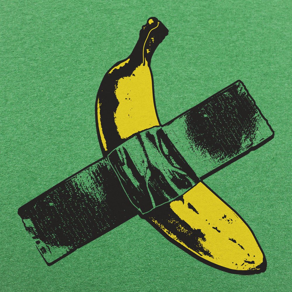 Taped Banana Duct Tape Wall Art Parody