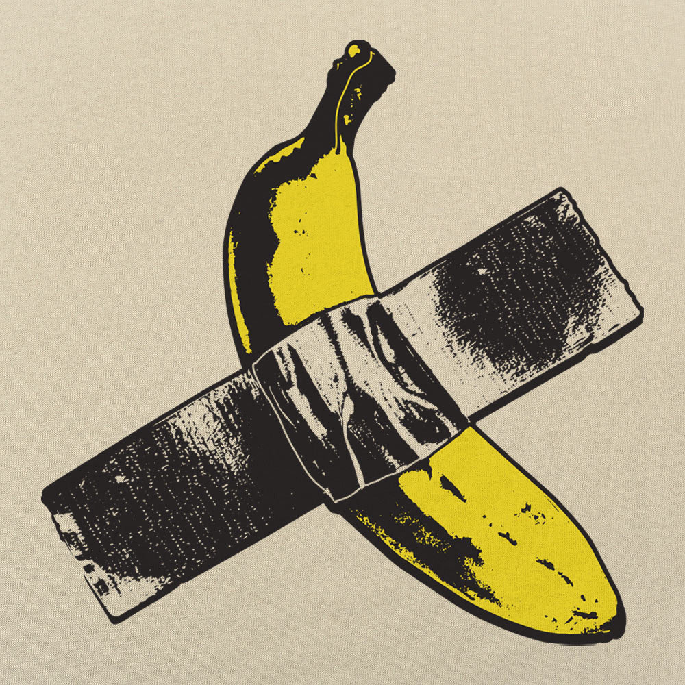 Taped Banana Duct Tape Wall Art Parody