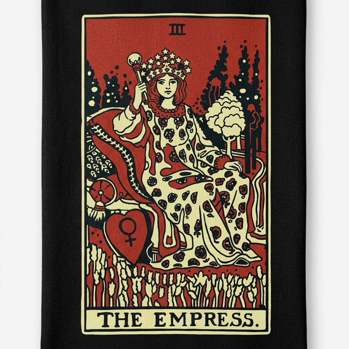Tarot Empress Card Mystical Design