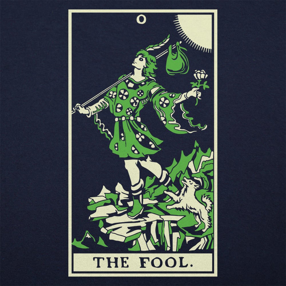 Tarot Fool Card Walking Off Cliff Graphic