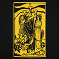 Tarot Three of Cups Card Celebrating Friends Toasting