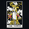 Tarot Tower, Lightning Striking Tower Card