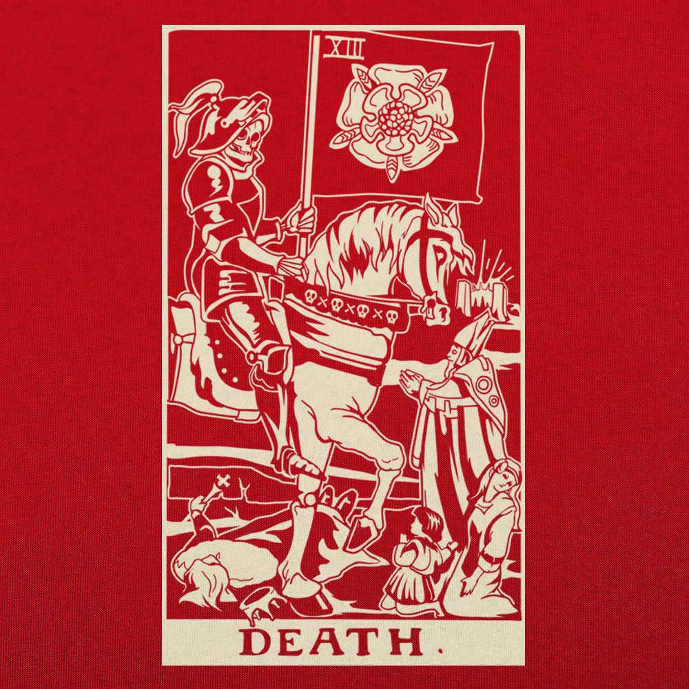 Tarot Death Card Skeleton Knight on Horse
