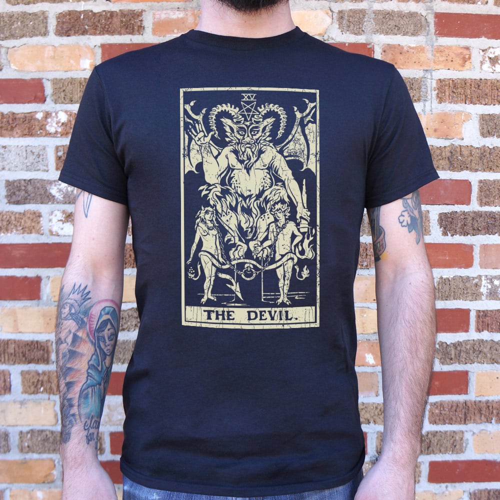 Tarot Devil Card, The Devil Baphomet Tarot Design