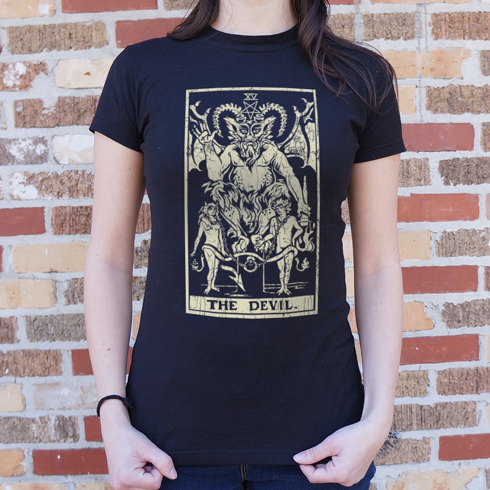 Tarot Devil Card, The Devil Baphomet Tarot Design
