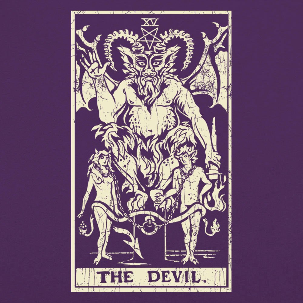 Tarot Devil Card, The Devil Baphomet Tarot Design