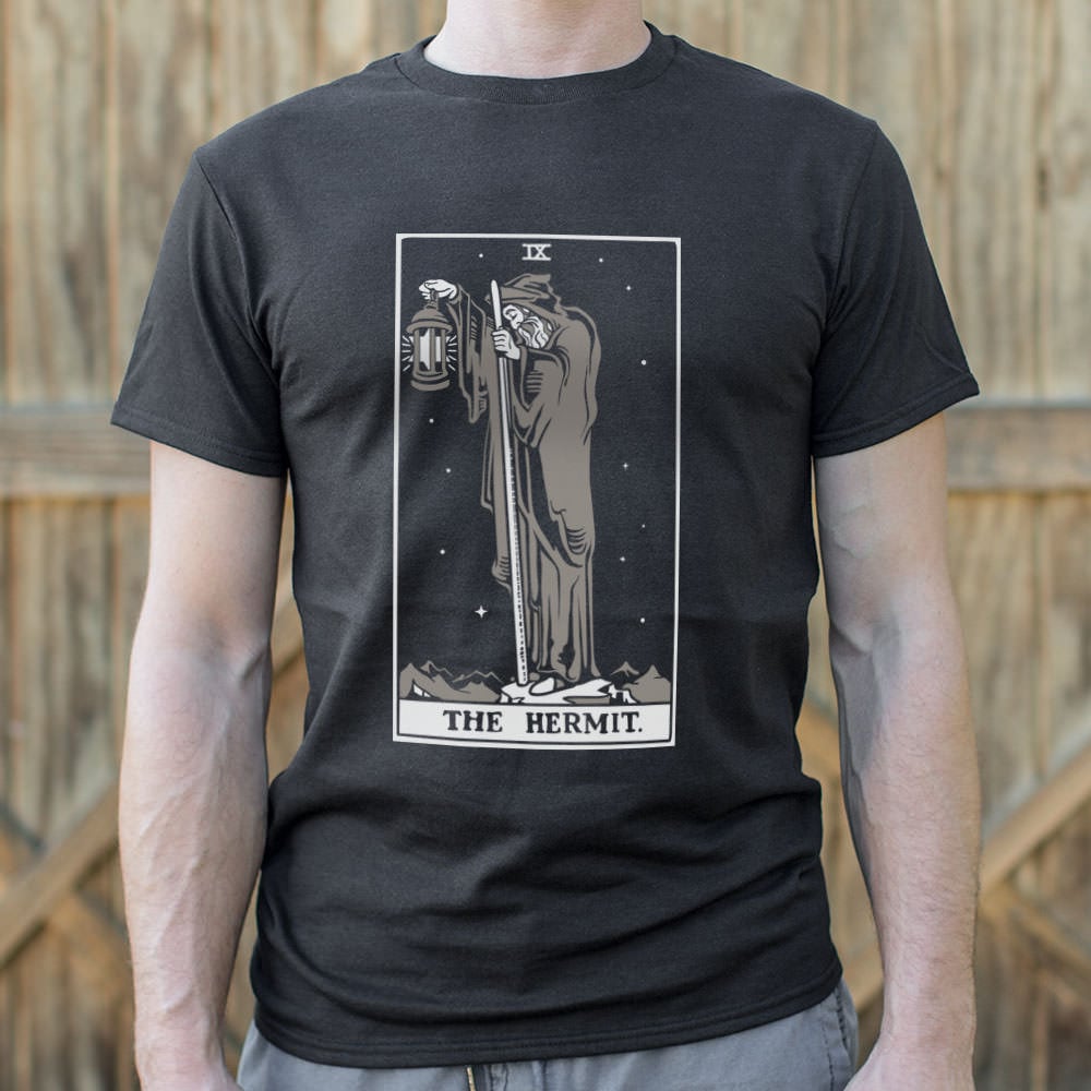 Tarot Hermit Card Graphic