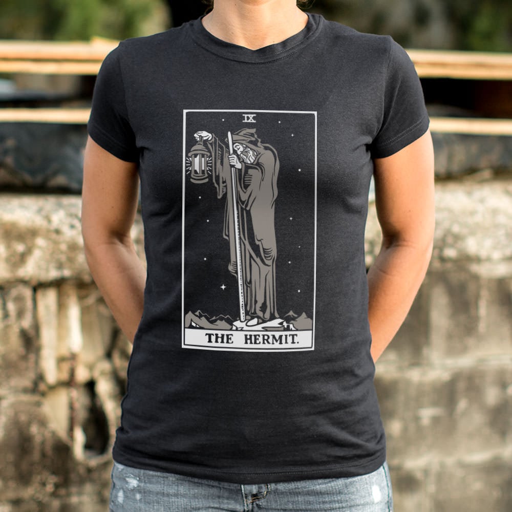 Tarot Hermit Card Graphic