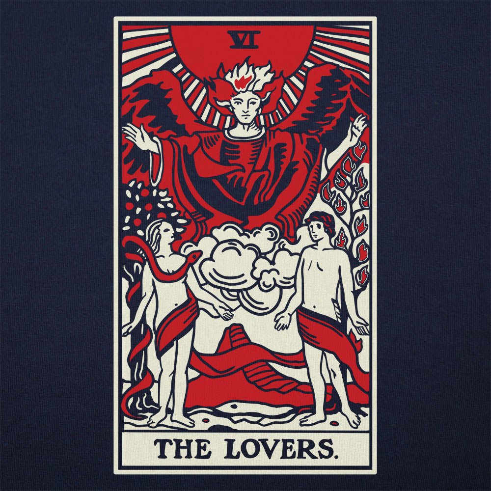Tarot Lovers Card Graphic