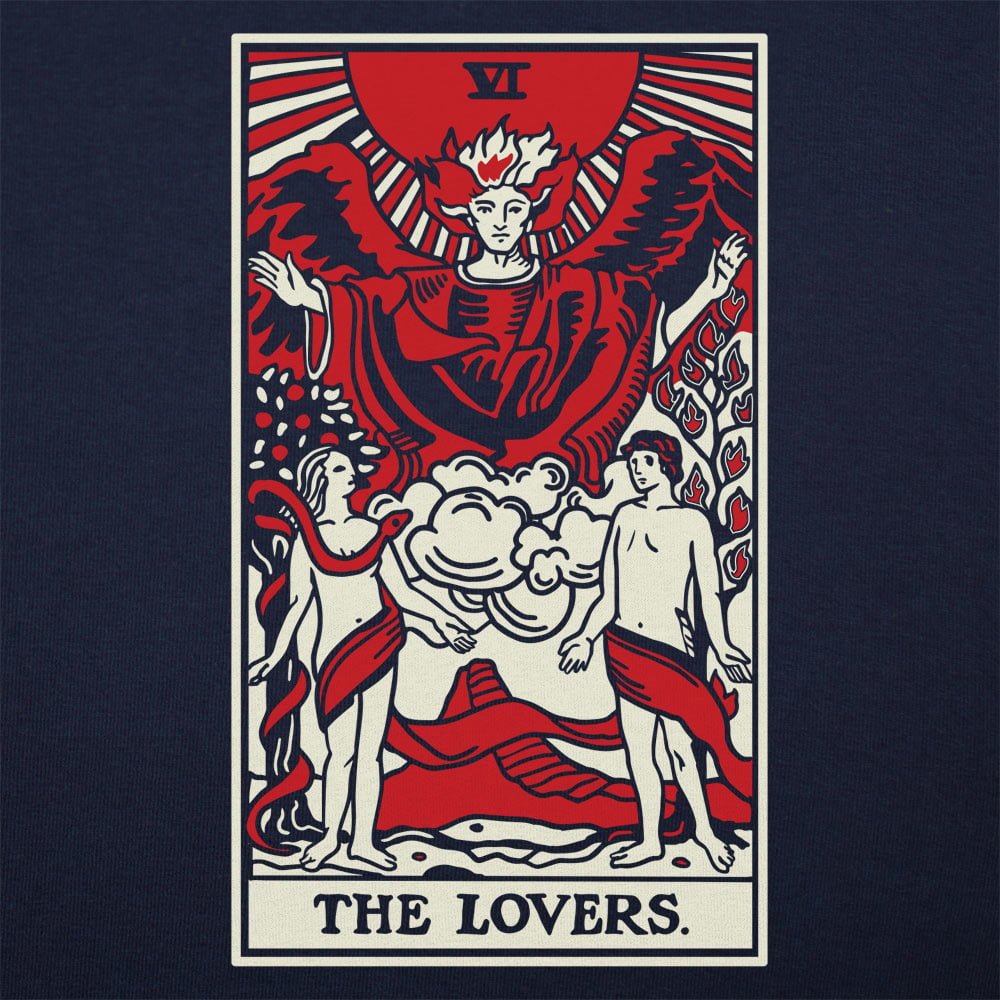 Tarot Lovers Card Graphic
