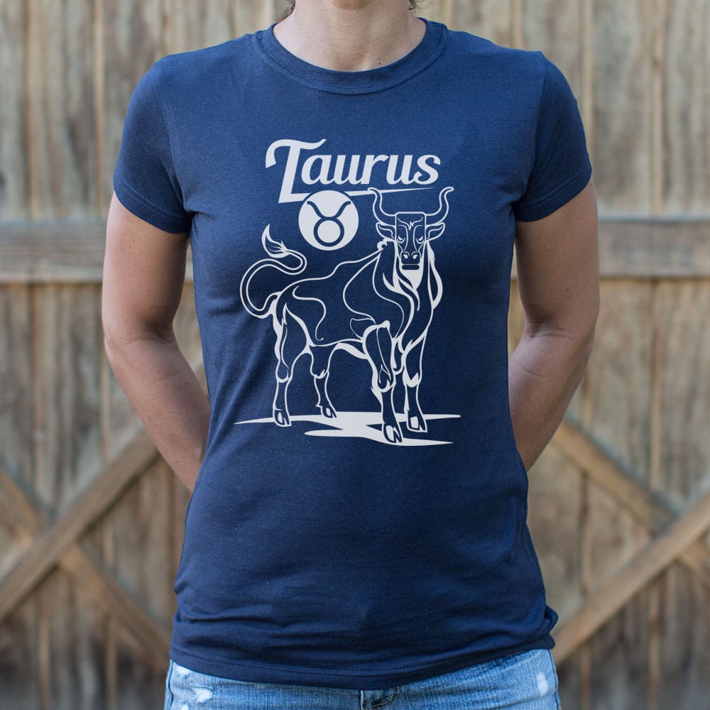 Taurus Zodiac Bull with Horoscope Symbol