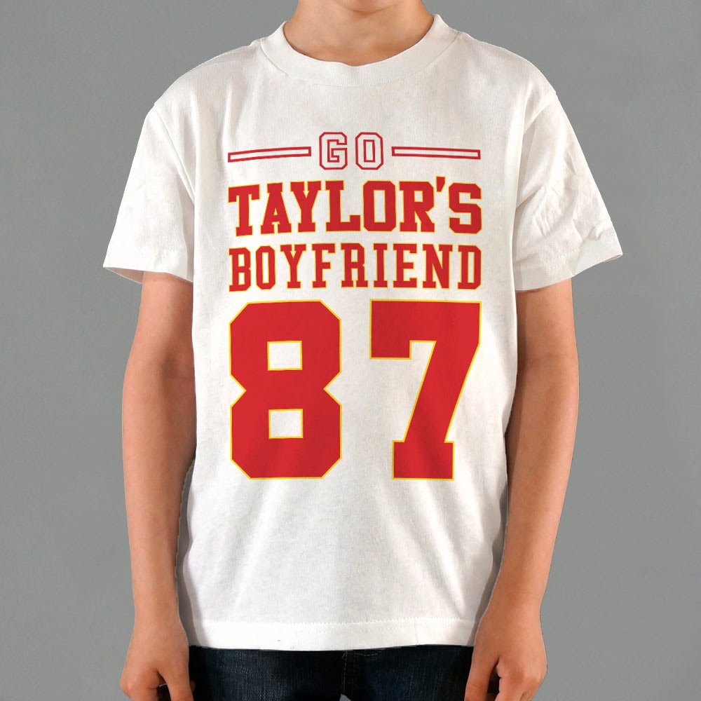 Taylor's Boyfriend Football Jersey Number 87
