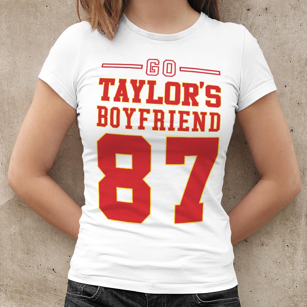 Taylor's Boyfriend Football Jersey Number 87