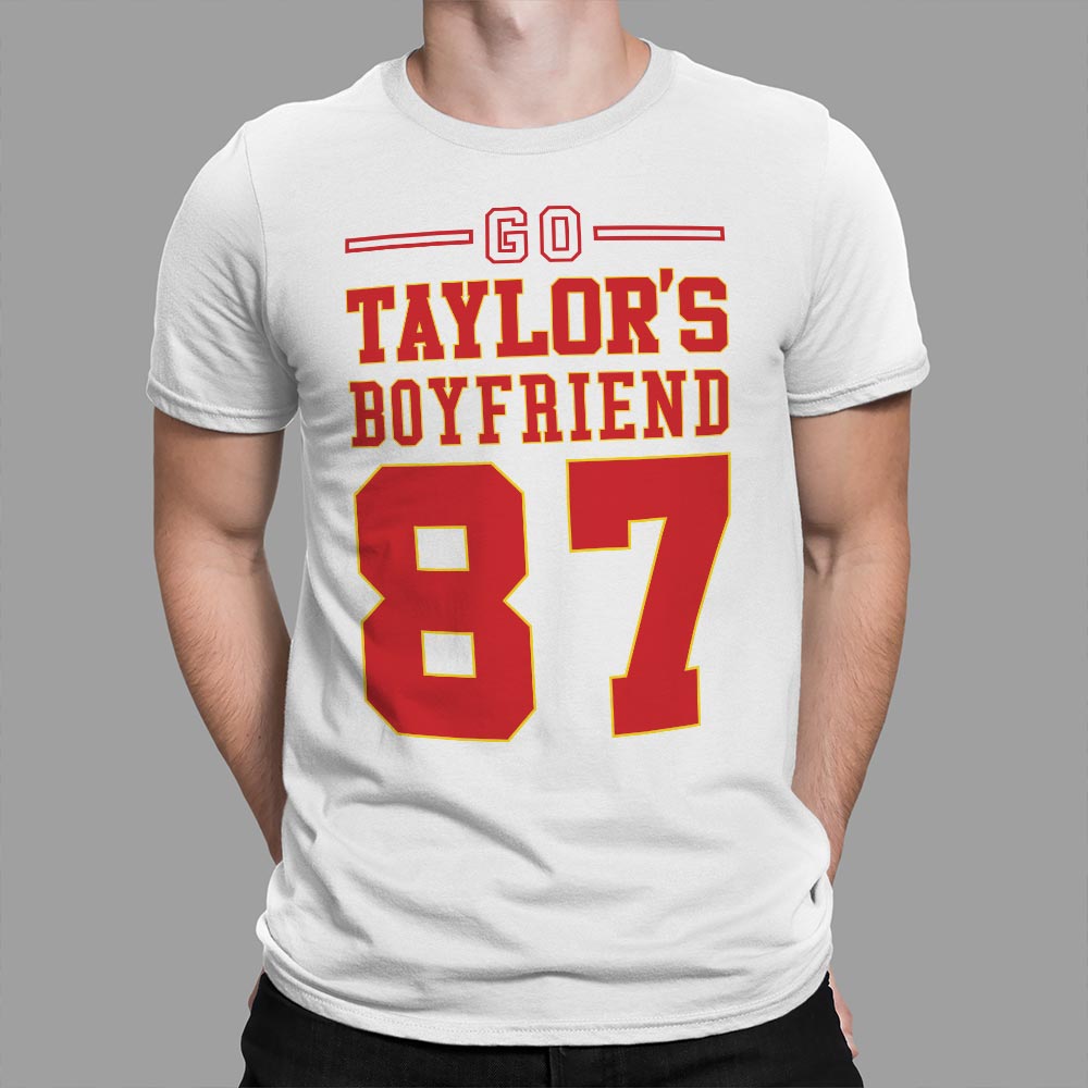 Taylor's Boyfriend Football Jersey Number 87