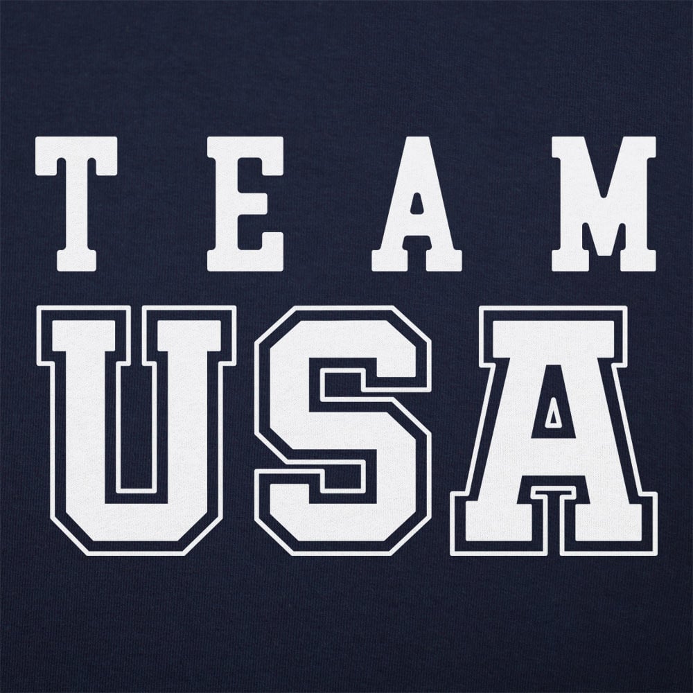 Team USA Varsity Style Patriotic Sports Graphic
