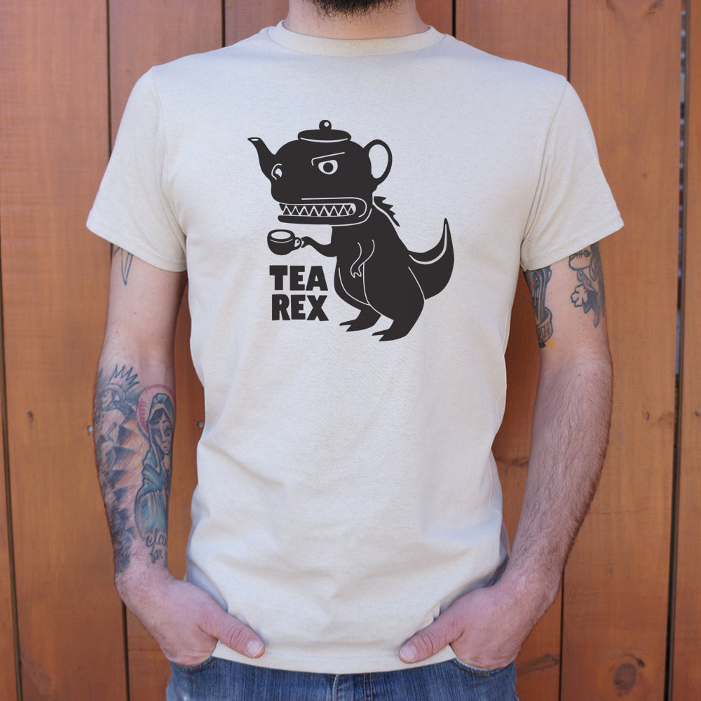 Tea Rex - Teapot Dinosaur Drinking Tea