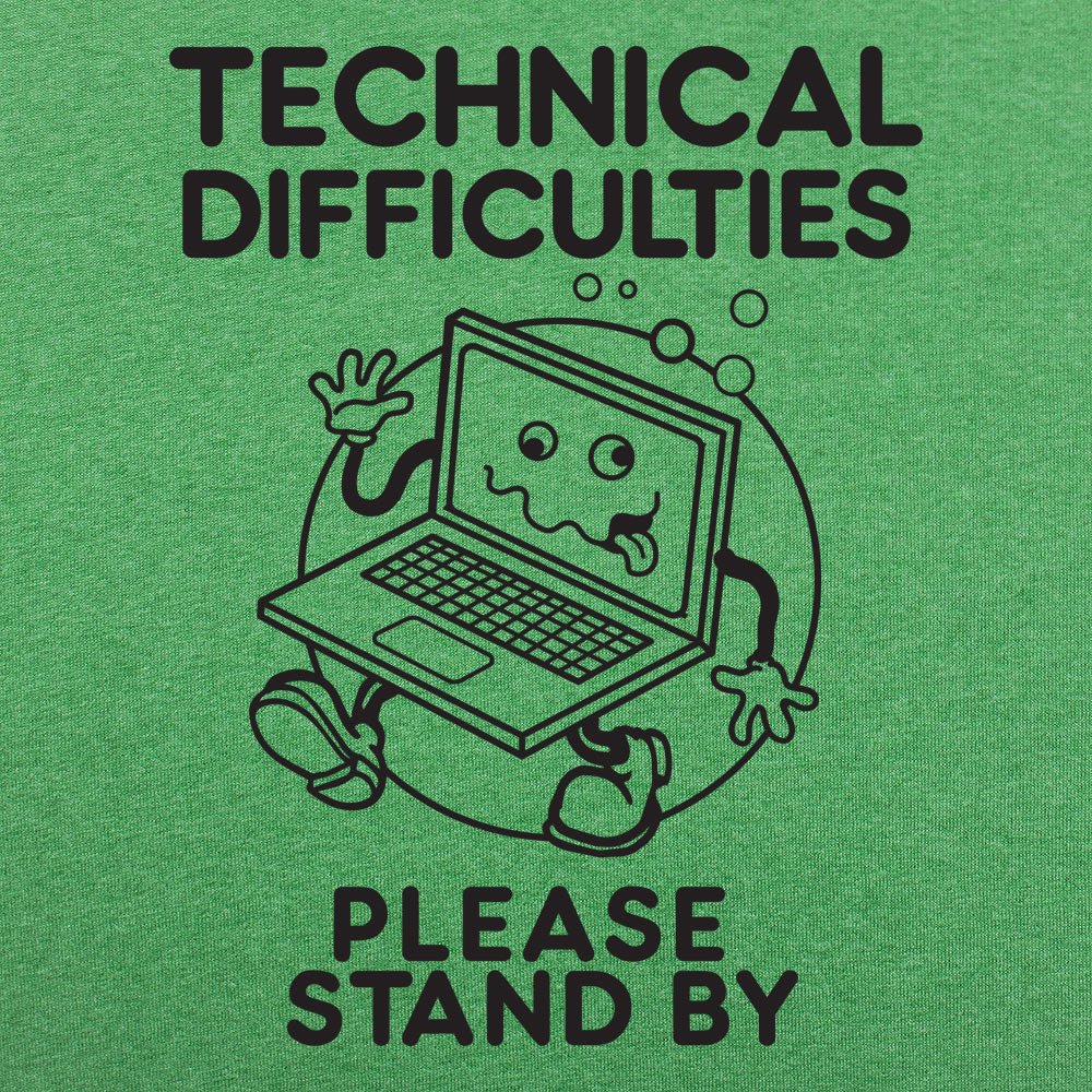 Technical Difficulties Please Stand By Cartoon