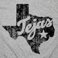 Tejas Texas State Silhouette with Lone Star