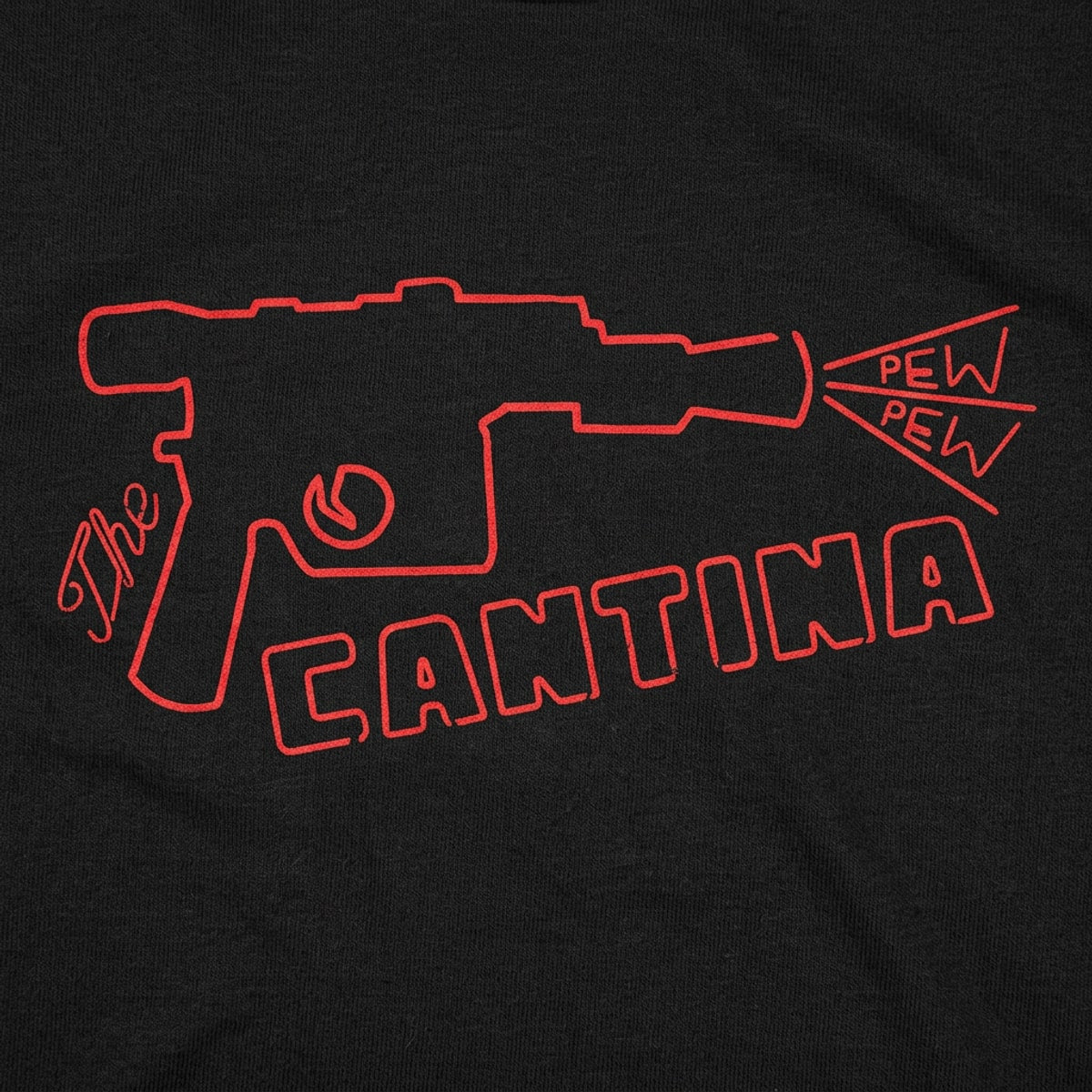 The Cantina Neon Blaster Sign