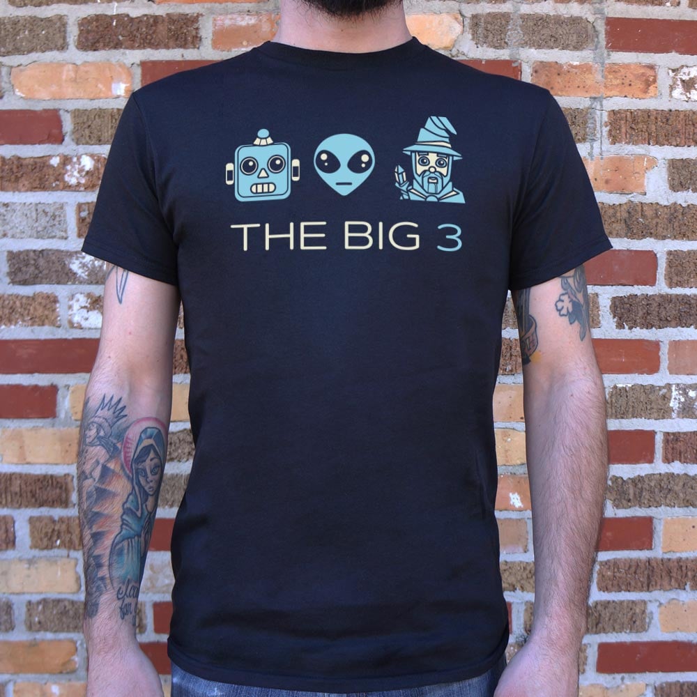 The Big Three Robot Alien and Wizard Icons
