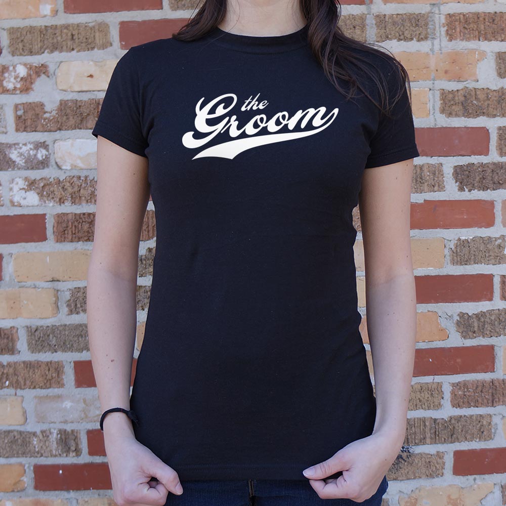 The Groom Varsity Script Wedding Design