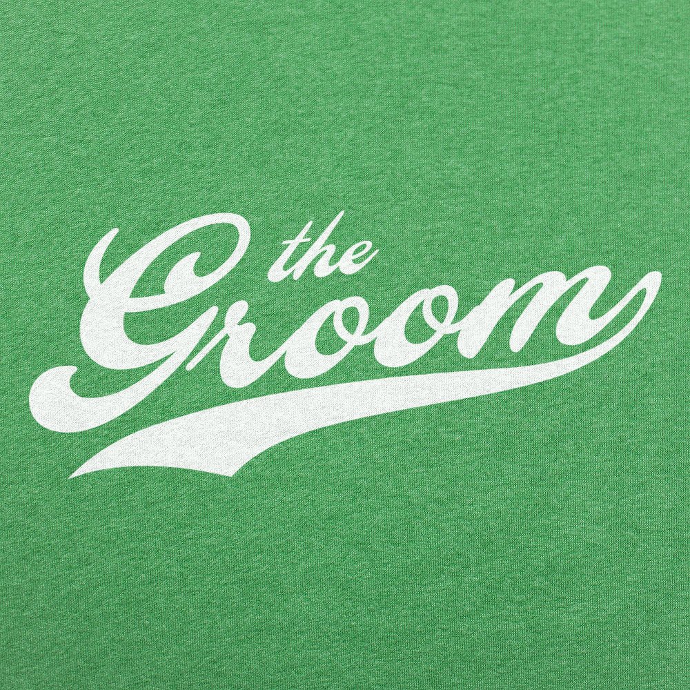 The Groom Varsity Script Wedding Design