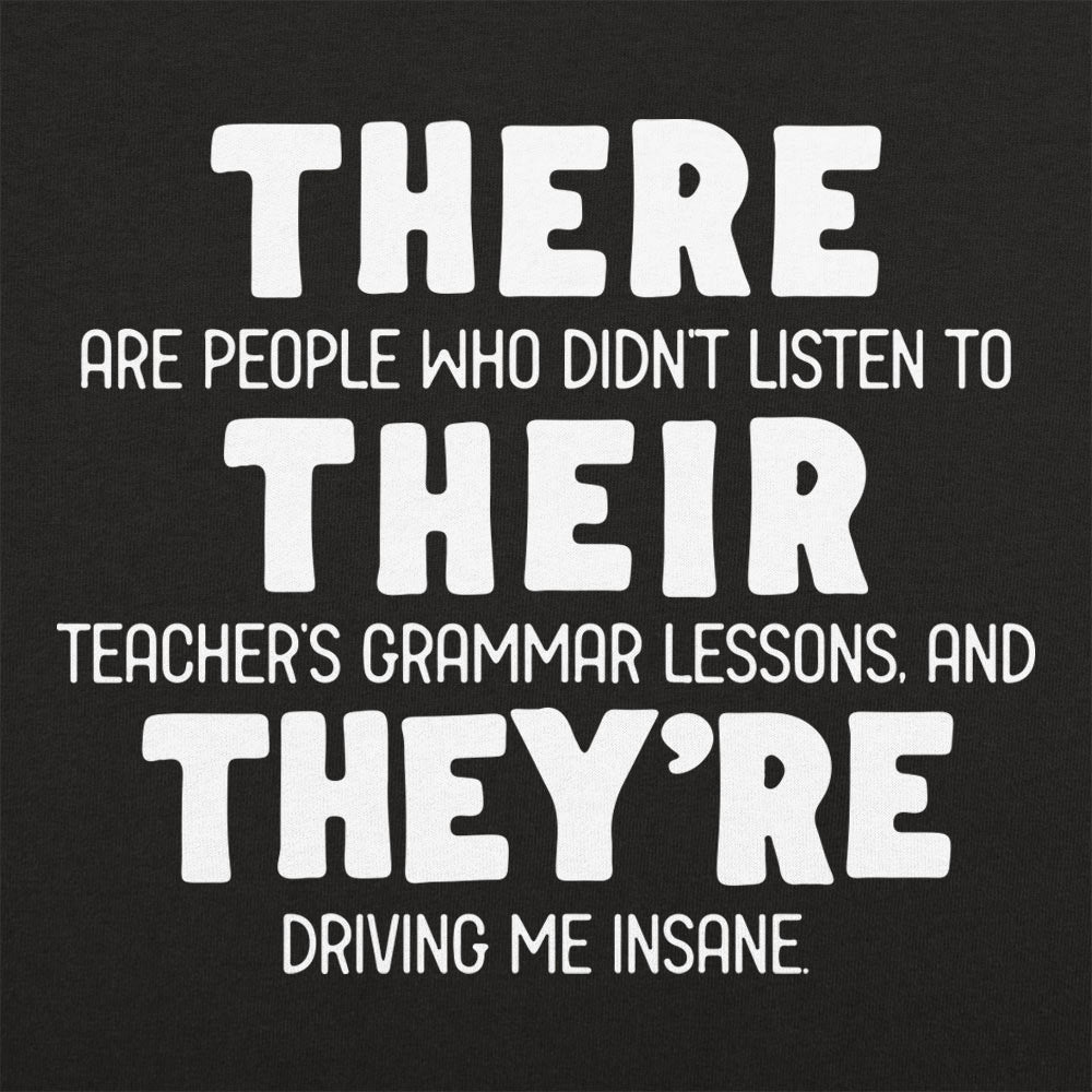 There Their They're Grammar Pun Graphic