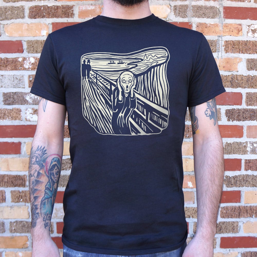 The Scream Graphic of Edvard Munch's Painting
