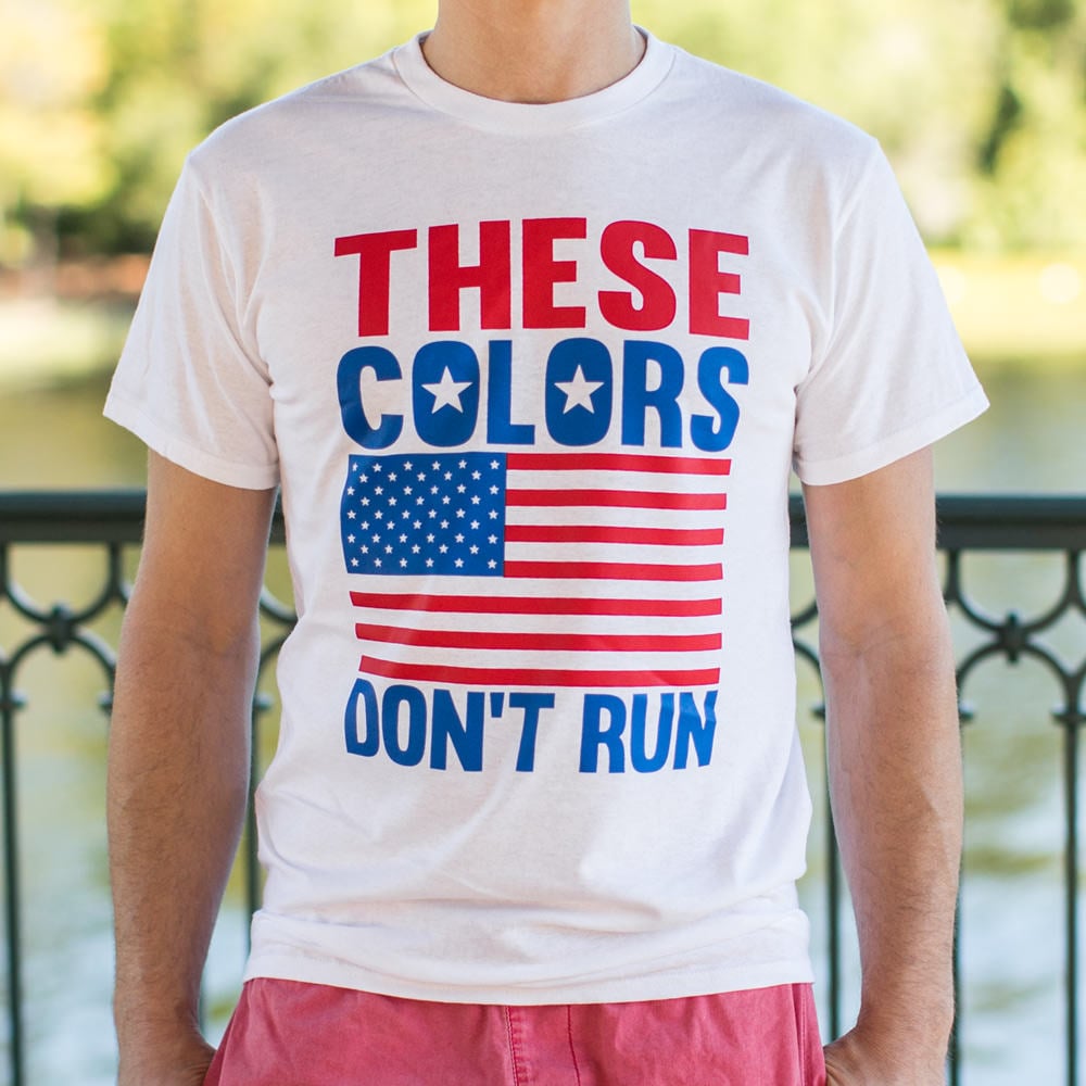 These Colors Don't Run American Flag Design