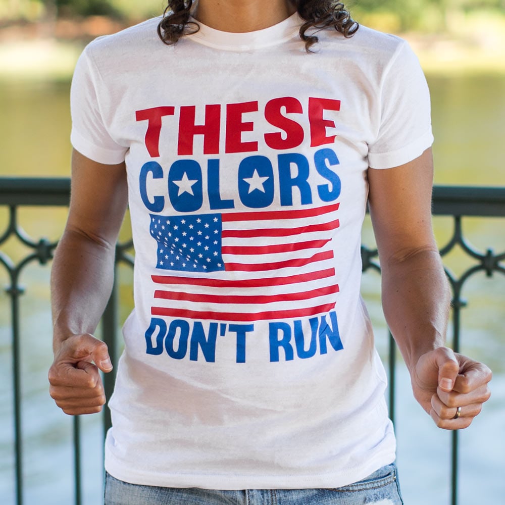 These Colors Don't Run American Flag Design