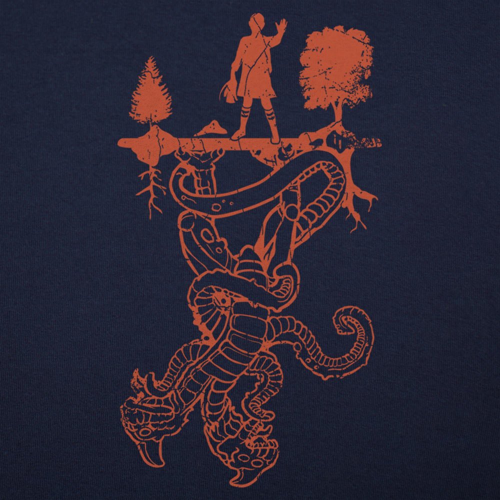 The Upside Down Boy and Monster Graphic