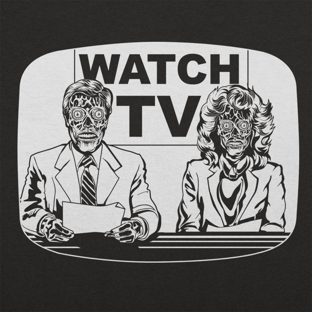 They Live On TV Graphic