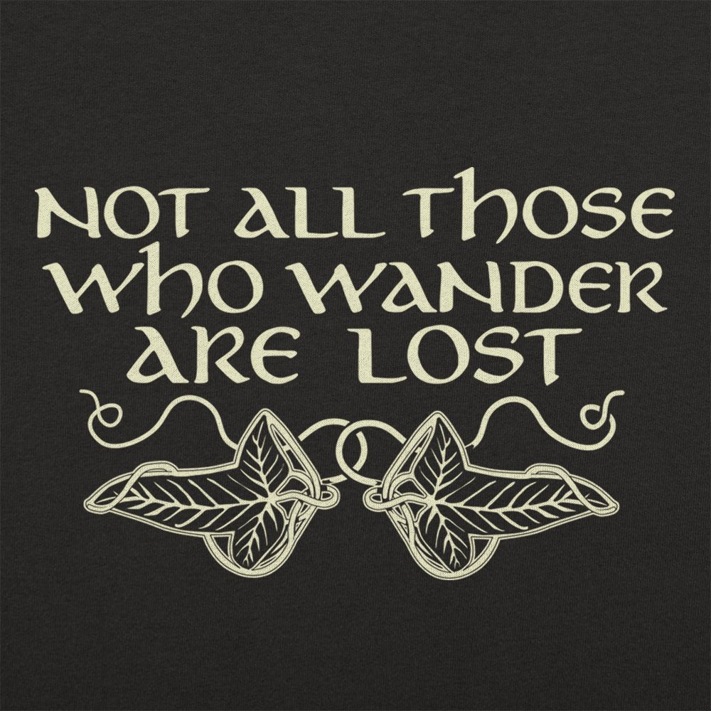 Not All Those Who Wander Are Lost Elven Leaf Brooch