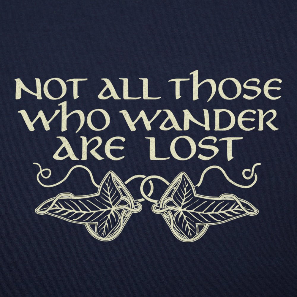 Not All Those Who Wander Are Lost Elven Leaf Brooch