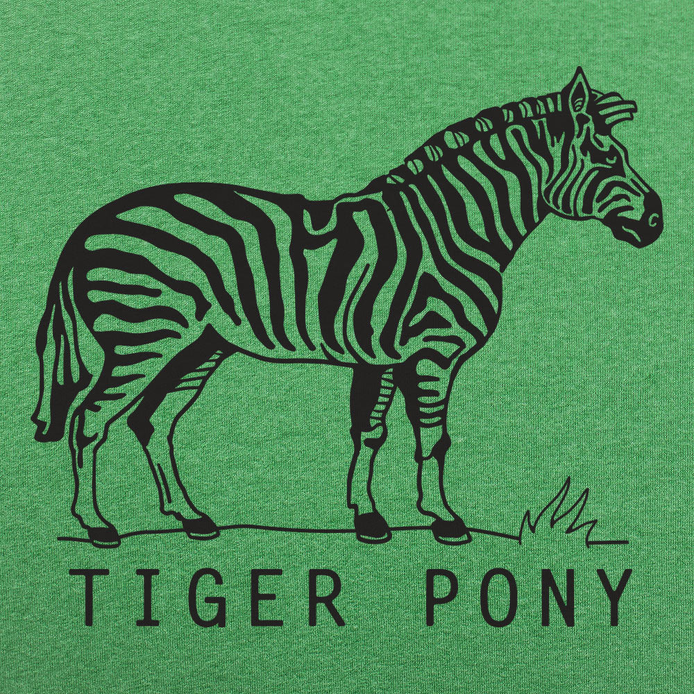Tiger Pony Striped Zebra Pun Illustration