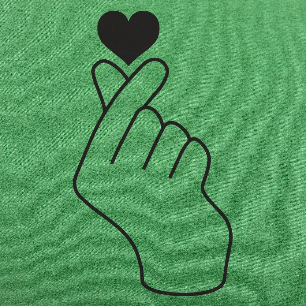 Tiny Heart Fingers Korean Finger Heart Hand Sign