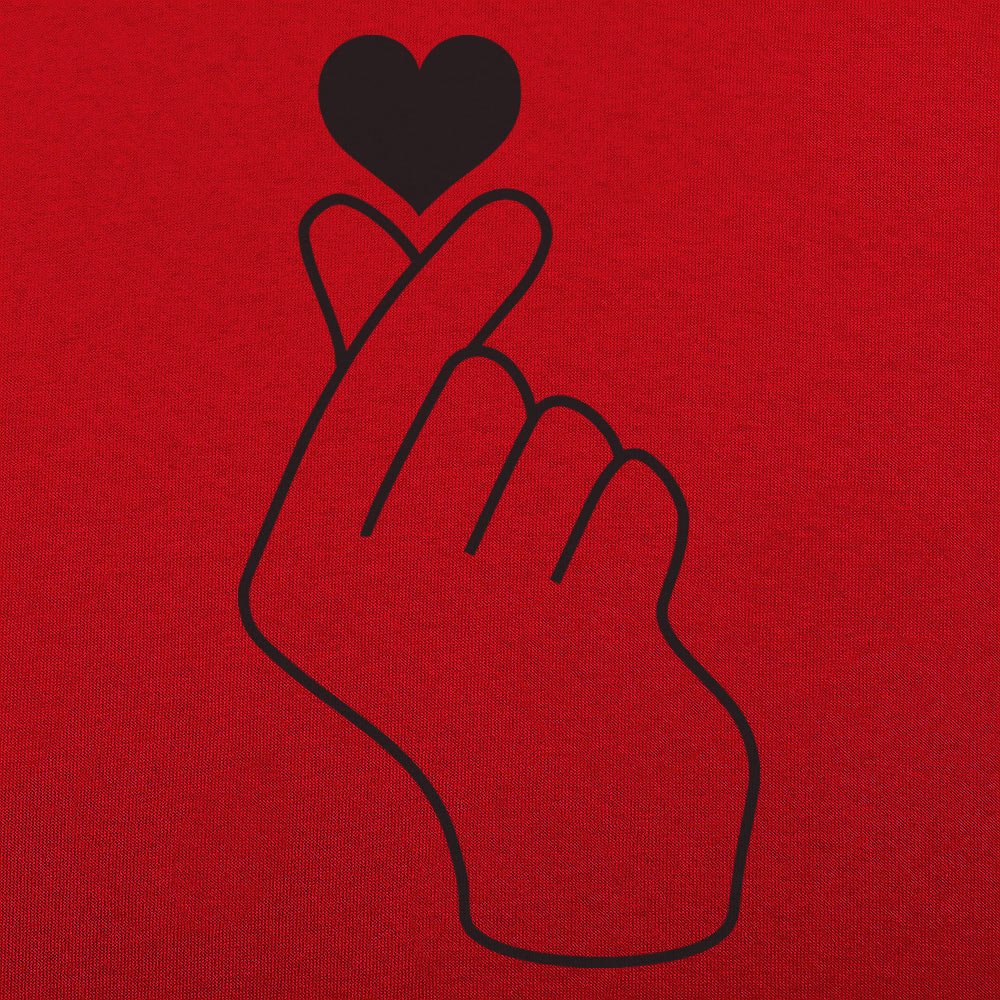 Tiny Heart Fingers Korean Finger Heart Hand Sign