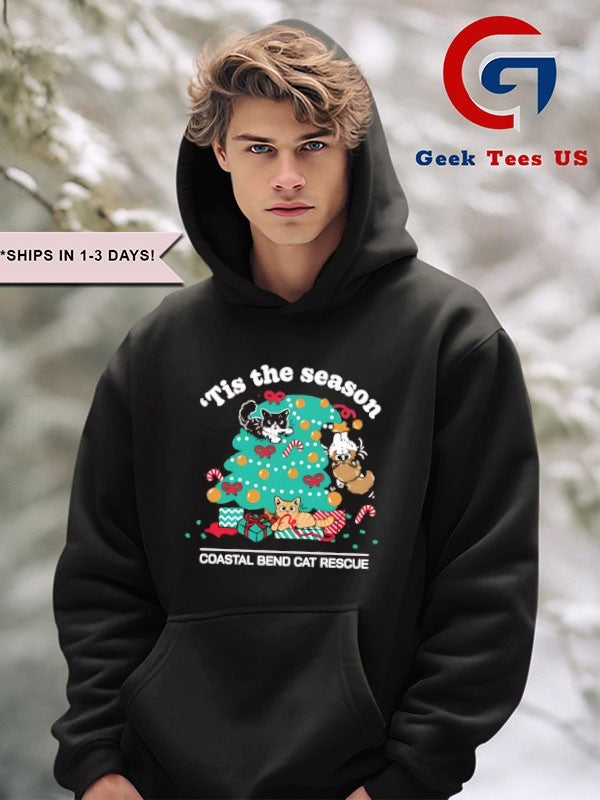 ’tis the season coastal bend cat rescue Christmas shirt