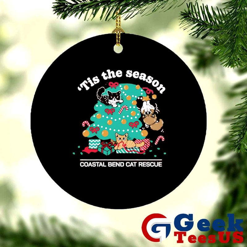 ’tis the season coastal bend cat rescue Christmas shirt