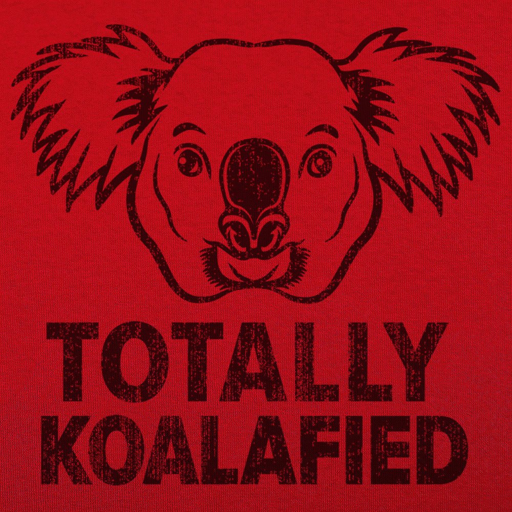 Totally Koalafied Funny Koala Face Pun
